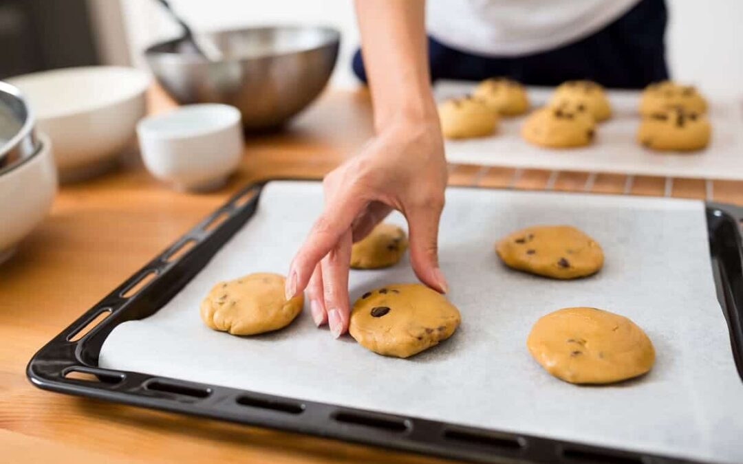 cookies on sheetpan